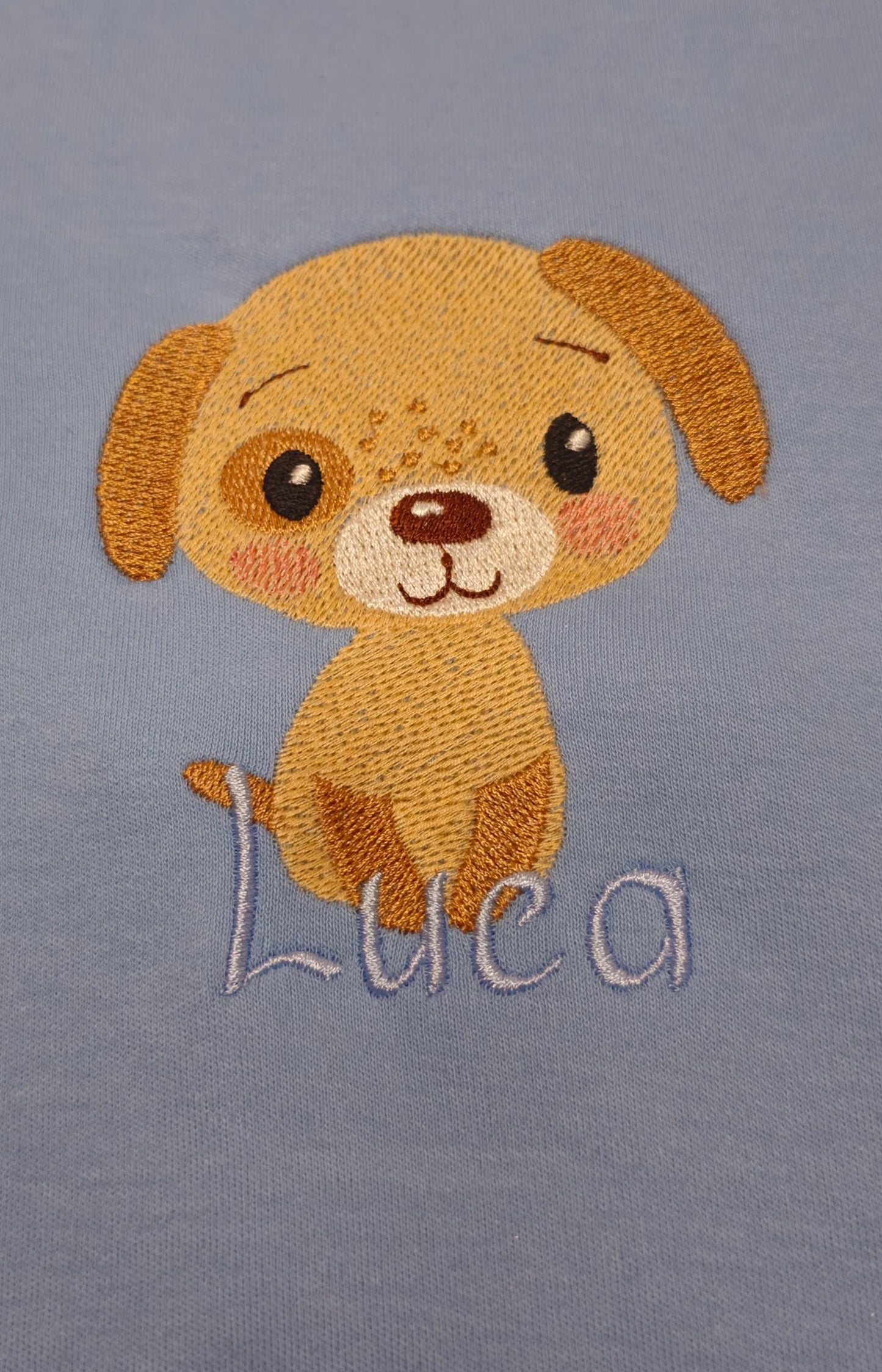 Langarm Babybody "Hund" 74/80