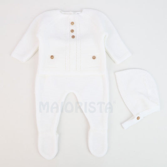 Feinstrickset Dreiteiler Baby Maior