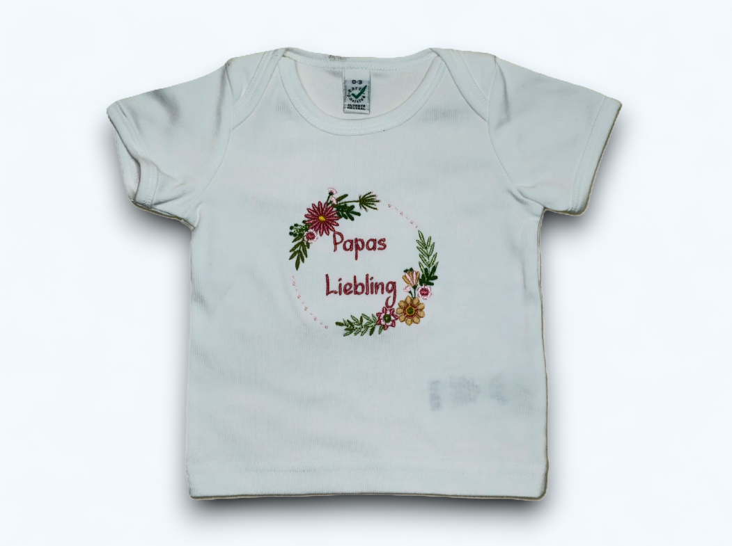 Baby T-Shirt "Papas Liebling"
